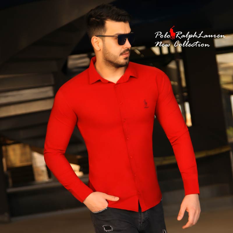 پیراهن مردانه Polo (قرمز) - Image 2