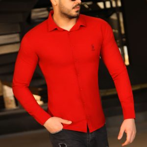 پیراهن مردانه Polo (قرمز)