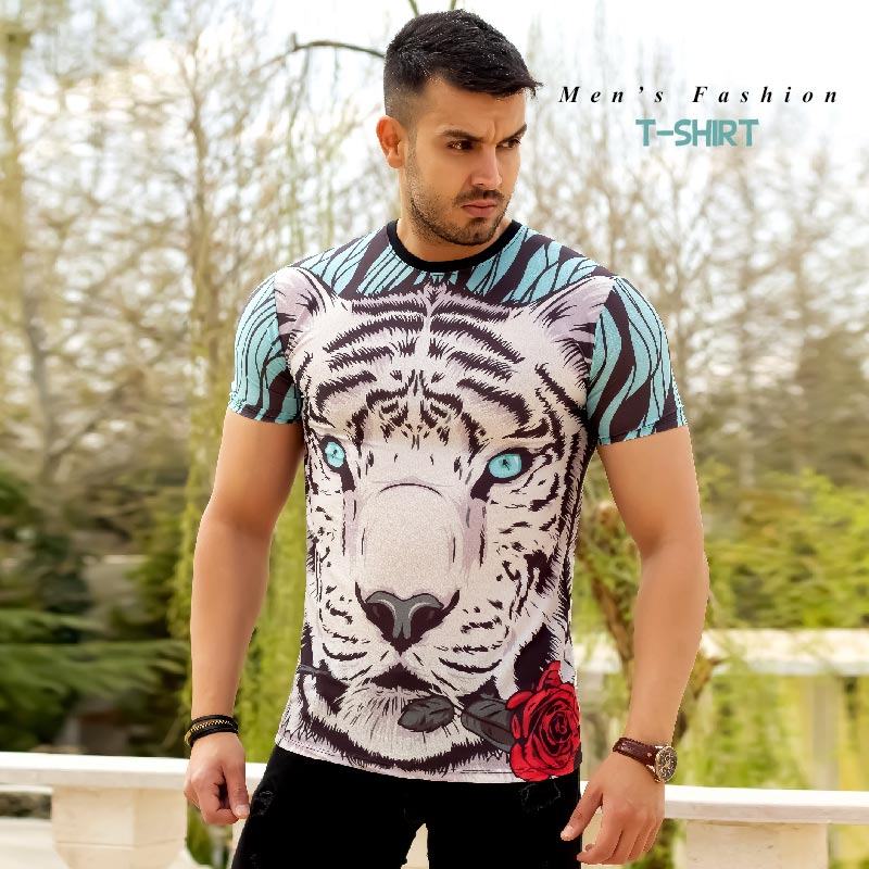 تیشرت مردانه Tiger مدل F55 - Image 3