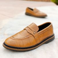 کفش مجلسی مردانه مدل sheydi (عسلی)