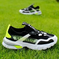 کفش مردانه off whiteمدل bep( مشکی سبز)