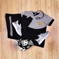 ست تیشرت شلوار Pochinki (طوسی)