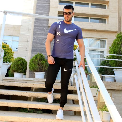 ست تیشرت شلوار Nike مدل Giant (سربی)