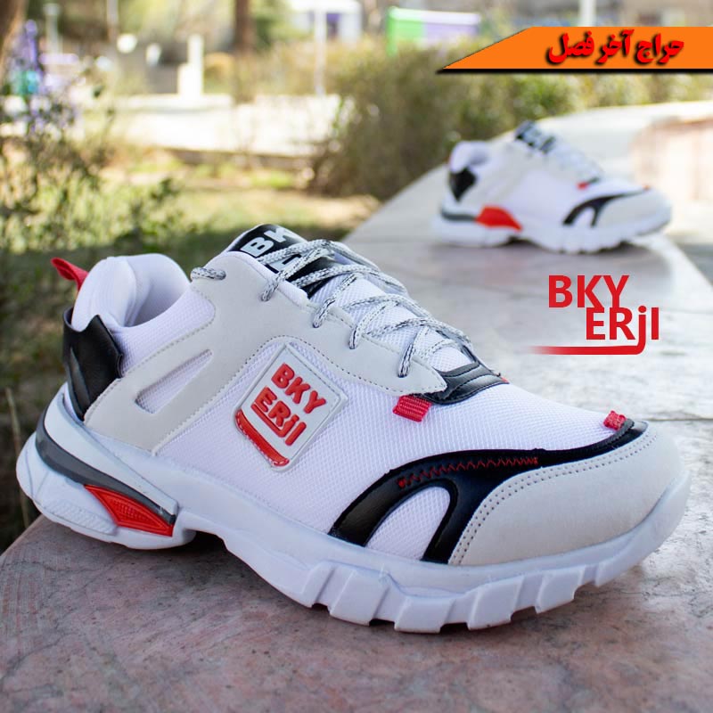 کفش مردانه Nike مدل Bky ( سفیدقرمز) - Image 2