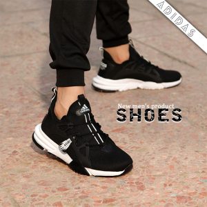 کفش مردانه adidas مدل Bandes(مشکی سفید)