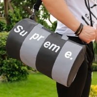 ساک ورزشی مدل Supreme (مشکی طوسی)