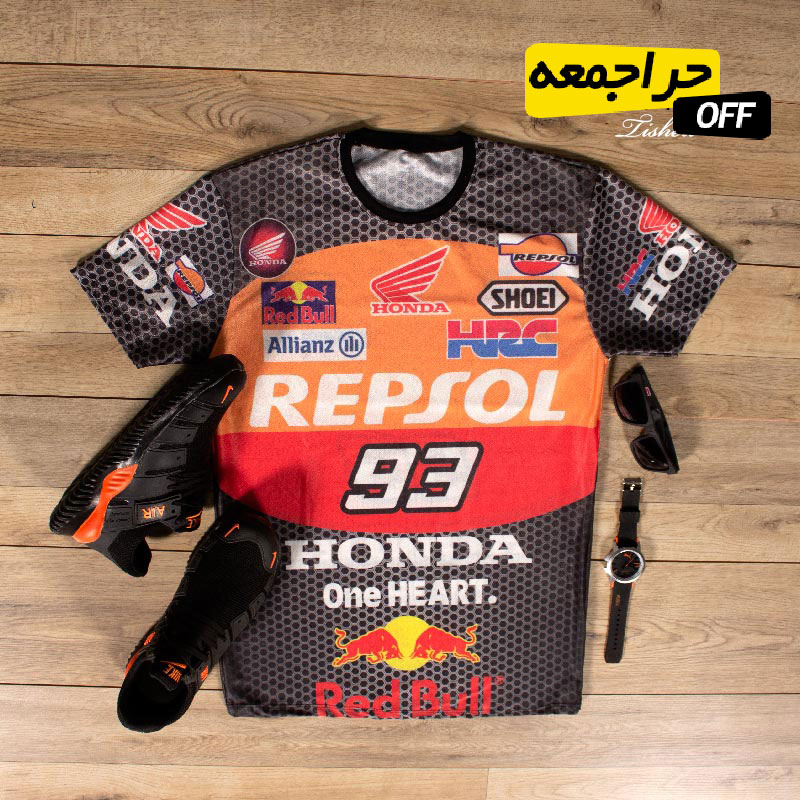 تیشرت مردانه Honda مدل Midstain - Image 2