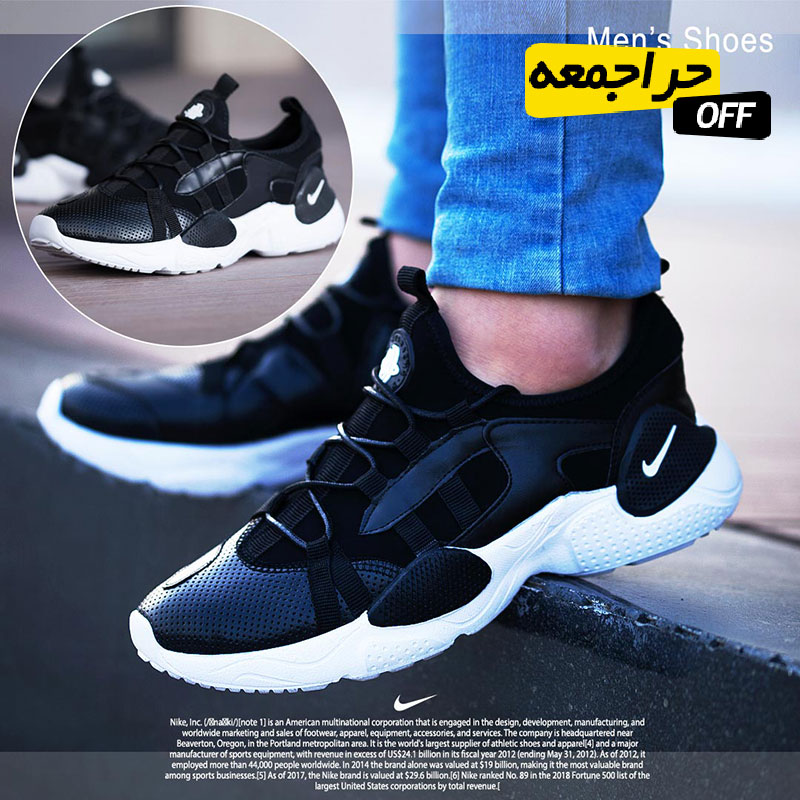کفش مردانه Nike مدل Dable (مشکی سفید) - Image 2