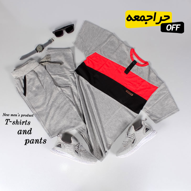 ست تیشرت و شلوار مردانه NIKE مدل Maron - Image 2