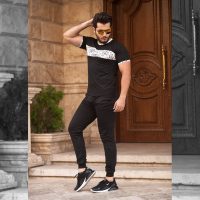 ست تیشرت و شلوار مردانه مدل  vangog