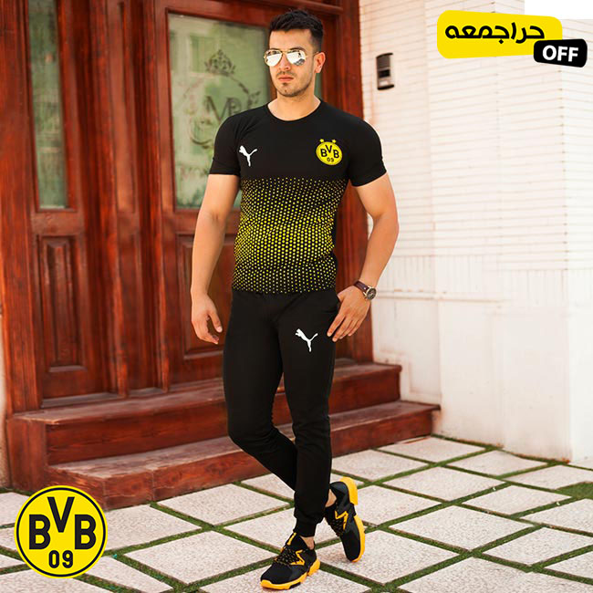 ست تیشرت وشلوار مردانه Dortmund مدل Casper - Image 2