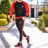 ست بلوز و شلوار adidas مدل Pease(قرمز)