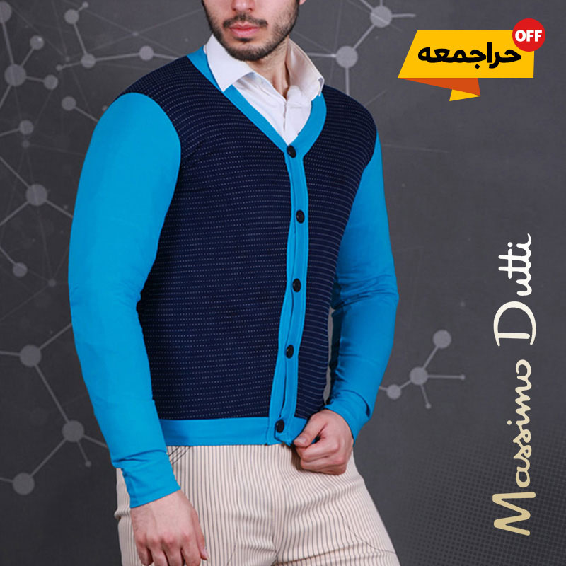 پلیور massimo dutti مدل Bitto( سورمه ای) - Image 2