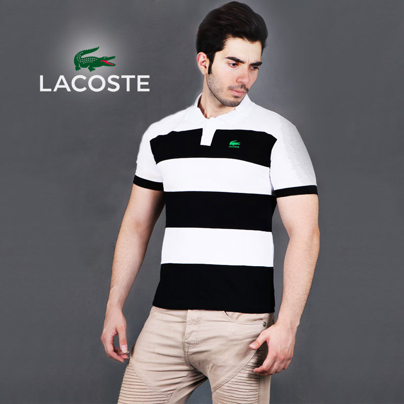 تیشرت مردانه lacosteمدل linear - Image 2