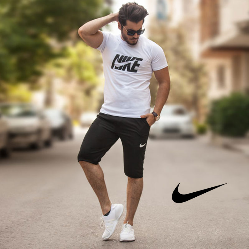 ست تیشرت و شلوارک Nike مدل Seven - Image 2
