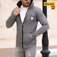 سویشرت کلاه خز مردانه Saman