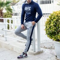 ست سویشرت و شلوار FONT(سورمه ای)