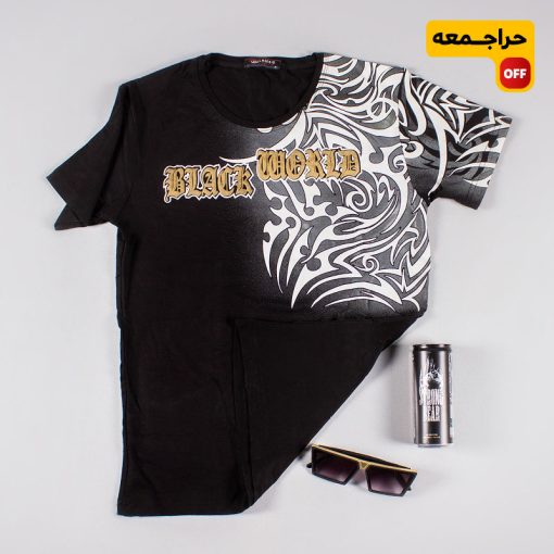 تیشرت مردانه مدل blackworld