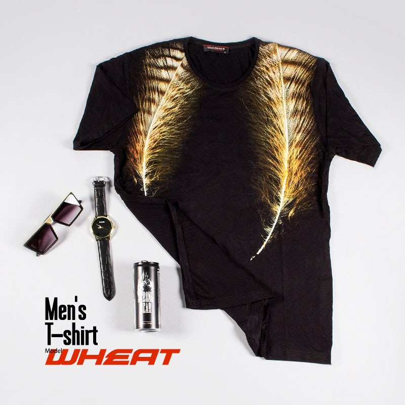 تیشرت مردانه wheat - Image 2