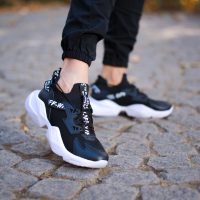 کفش مردانه off whiteمدل TM will(مشکی)