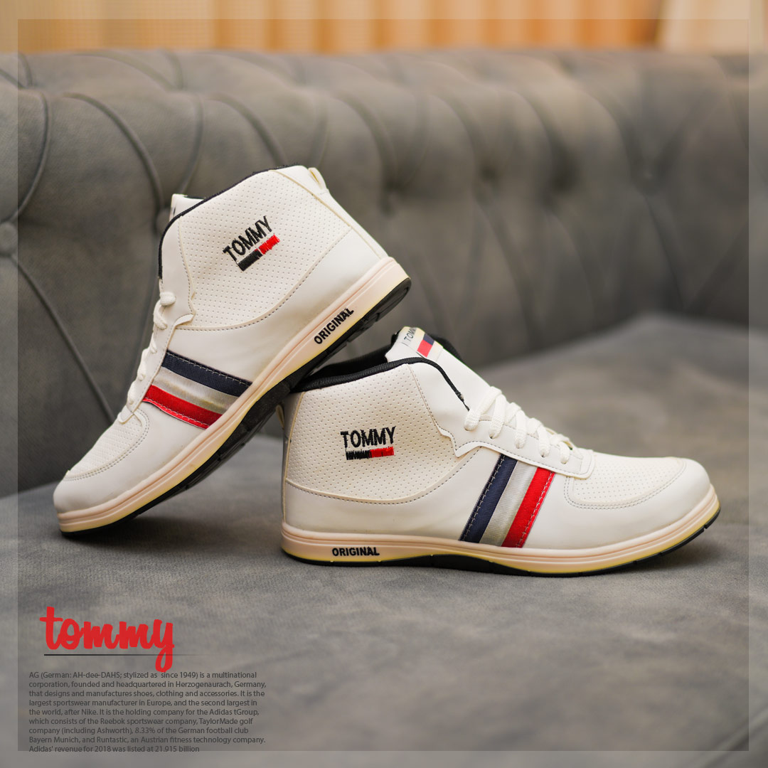 کفش ساقدارTOMMYمدلORIGINAL(سفید) - Image 2
