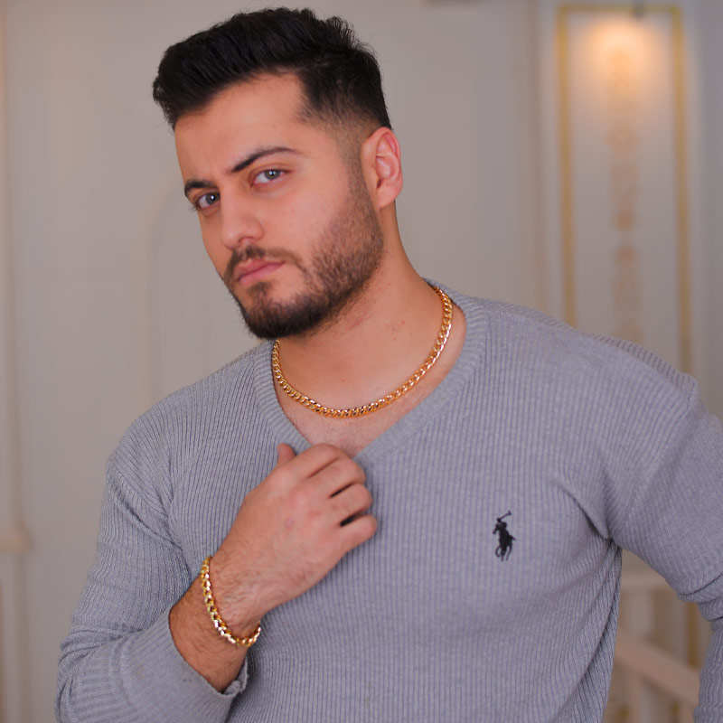 ست گردنبند و دستبند Cartier مدل Zar - Image 4