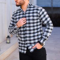 پیراهن مردانه مدل Nihad (طوسی)