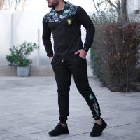 ست سویشرت و شلوار مدل merinos (مشکی سبز)