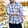 پیراهن مردانه مدل Lavin(کرم)