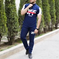 ست تیشرت و شلوار مدل Off ROAD (سورمه ای)