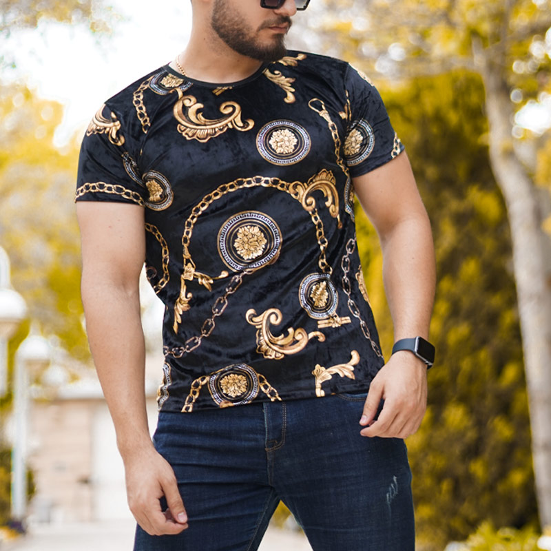 تیشرت مخمل مردانه مدل eiliad - Image 2