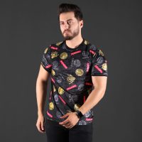 تیشرت مخمل مردانه VERSACE مدل aykan