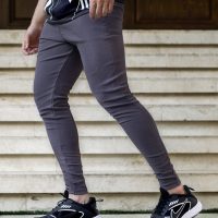 شلوار مردانه مدل kayden (طوسی)