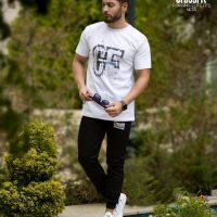 تیشرت شلوار مردانه مدل Crossfit (سفید)