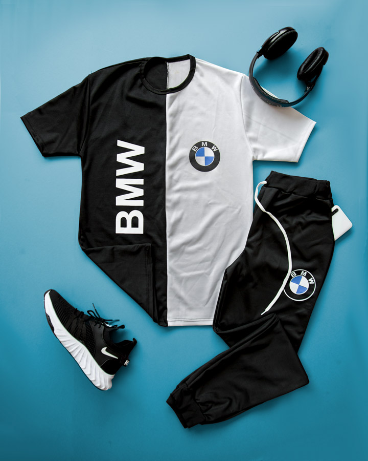 ست تیشرت شلوار مردانه مدل BMW - Image 4