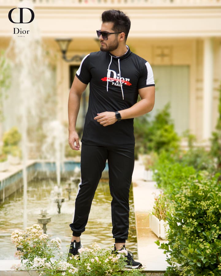 ست تیشرت شلوار مردانه diore مدل Hakan - Image 3