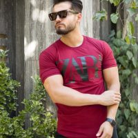 تیشرت مردانه مدل ZARA (زرشکی)