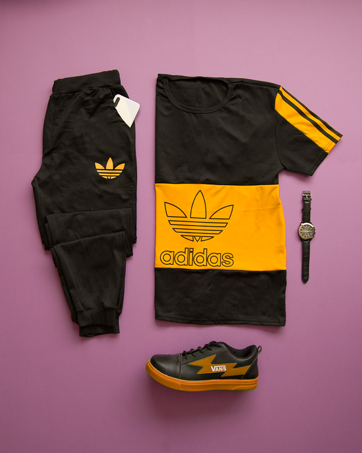 ست تیشرت وشلوار adidas مدل tarkin - Image 3