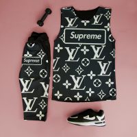 ست تاپ و شلوارک lv مردانه Floriza