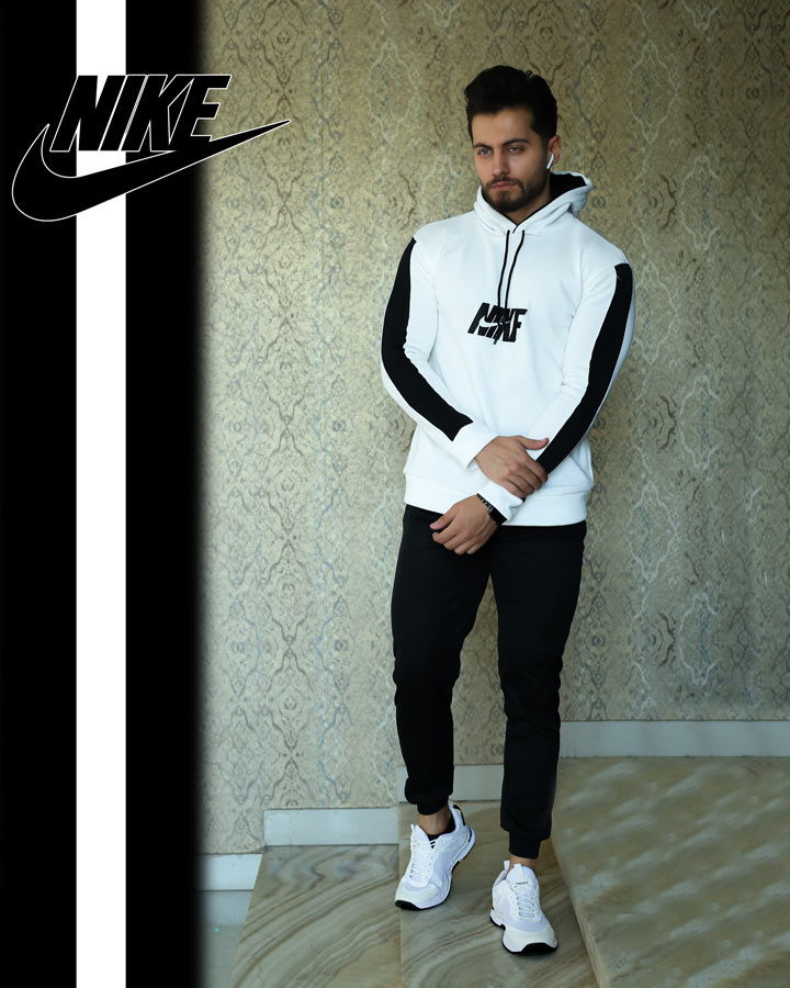 ست سویشرت و شلوار Nike مدل Demon (سفید) - Image 4