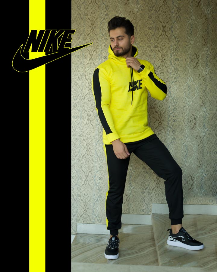 ست سویشرت و شلوار Nike مدل Demon (زرد) - Image 5