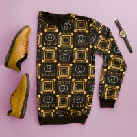 بلوز مردانه مدل Gucci (طلایی)
