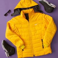کاپشن مردانه Nike مدل Sarzi (زرد)