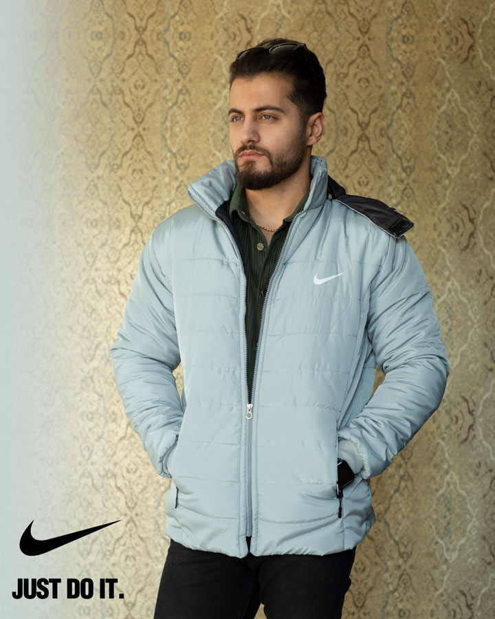 کاپشن مردانه Nike مدل Sarzi (طوسی) - Image 4