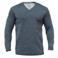 بلوز یقه هفت مردانه مدل Arti (طوسی)