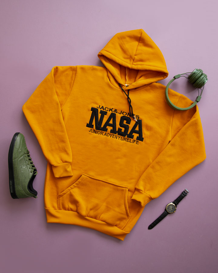 هودی مردانه Nasa مدل Jack (خردلی) - Image 4