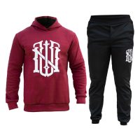 ست سویشرت و شلوار مردانه مدل NY (زرشکی)