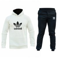 سویشرت شلوار مردانه Adidas مدل Nelvi (سفید)
