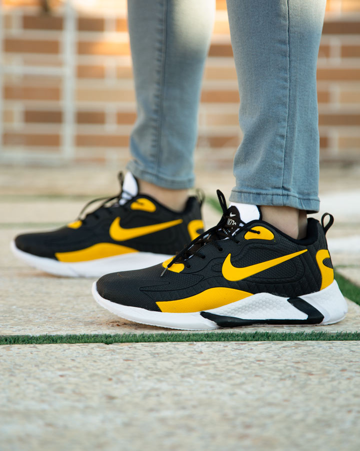 کفش مردانه Nike مدل Air 270 (مشکی زرد) - Image 5
