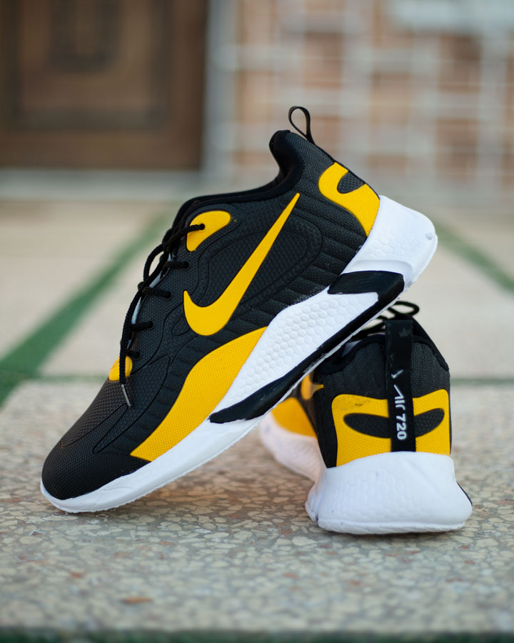 کفش مردانه Nike مدل Air 270 (مشکی زرد) - Image 6